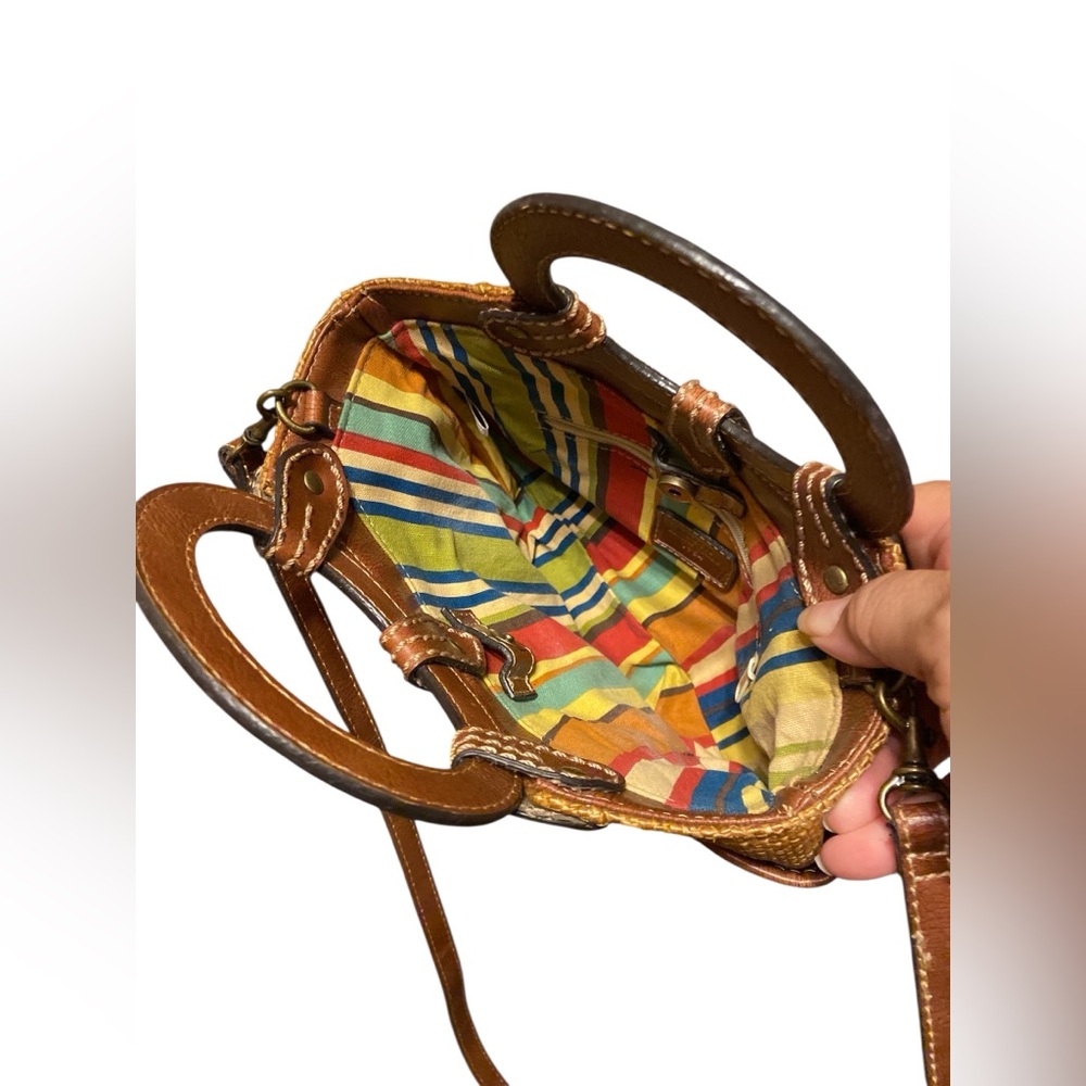 Fossil Tan Woven Mini Bag - Picture 4 of 6